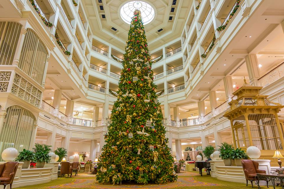 Putting Up The Christmas Tree..... Disney's Grand Floridian Style!