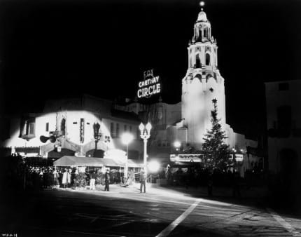 Hollywood movie palace Carthay Circle Theatre, where “Snow White and the Seven Dwarfs” premiered in 1937.