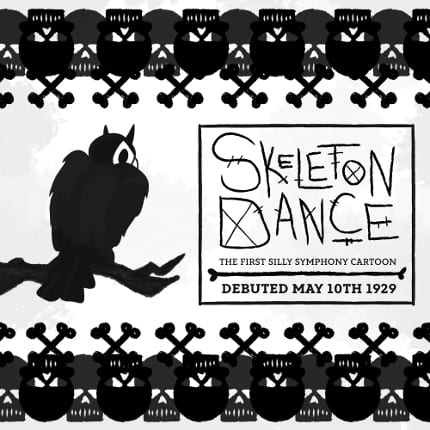 Skeleton Dance, the first Silly Symphony cartoon, debuted in 1929.