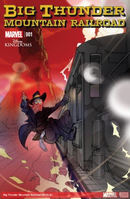 Big Thunder Mountain Railroad #1 cover by Pasqual Ferry