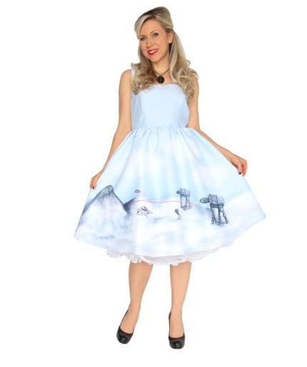 Hoth Dress - Who knew that Hoth could make for such a dreamy dress?
