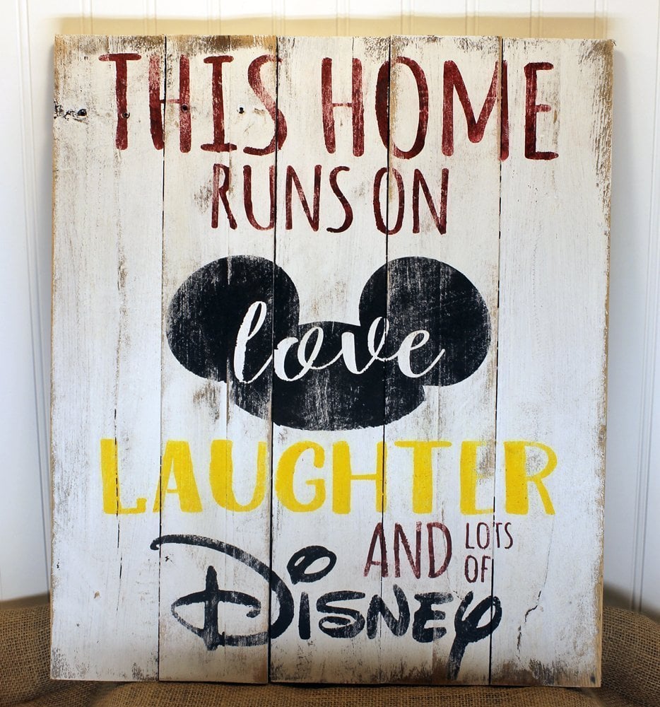 Handmade Disney Wall Art Sign For Your Home
