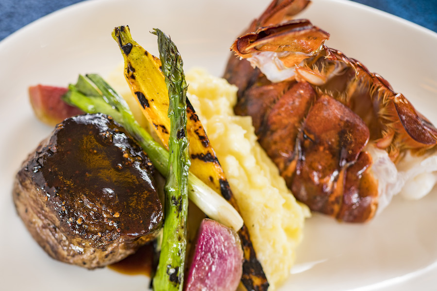 Surf and Turf from Narcoossee’s at Disney’s Grand Floridian Resort & Spa