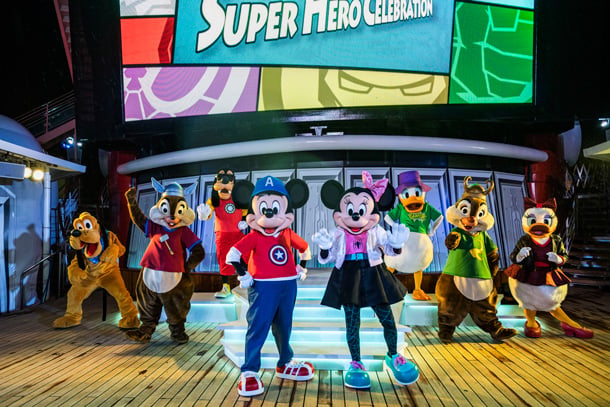 “Mickey and Friends Super Hero Celebration” - arvel Day at Sea on the Disney Magic