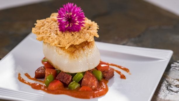 Pan-Seared Scallop at Epcot International Festival of the Arts