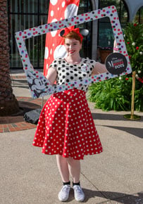 Guests Rock The Dots at Downtown Disney District