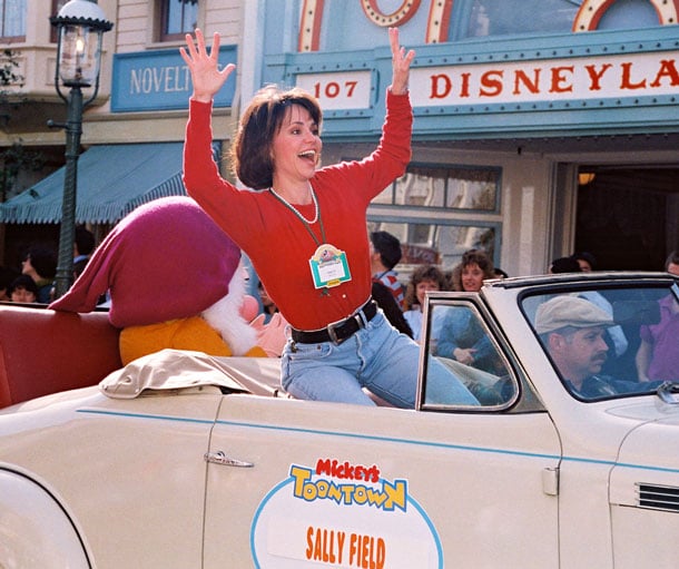 Sally Field in Mickey’s Toontown at Disneyland Park