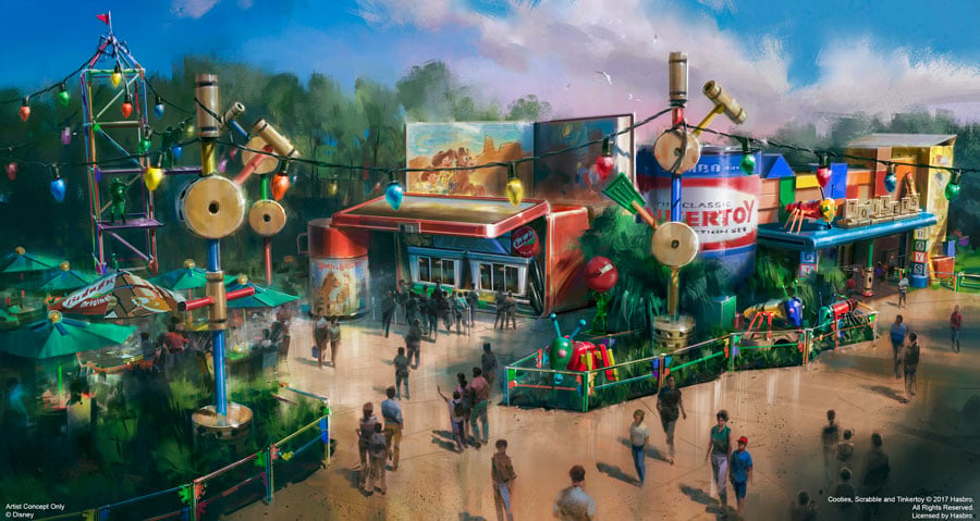 Woody’s Lunch Box Rendering from Toy Story Land at Disney’s Hollywood Studios