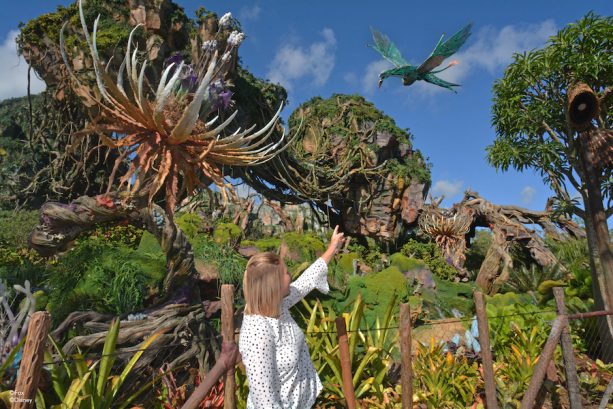 Flying Banshee Magic Shot from Disney's PhotoPass in Pandora – The World of Avatar at Disney’s Animal Kingdom