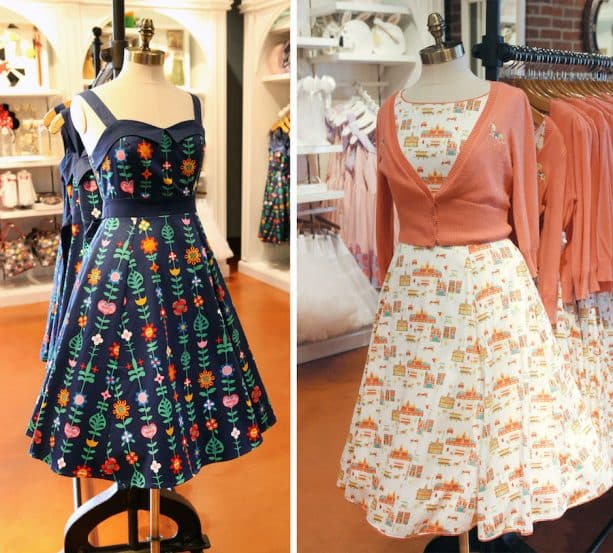 'it’s a small world' and Main Street, U.S.A.-inspired dresses at The Dress Shop at Disney Springs