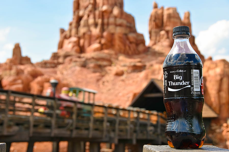 Coke Zero bottle, Big Thunder Mountain, Disney Parks