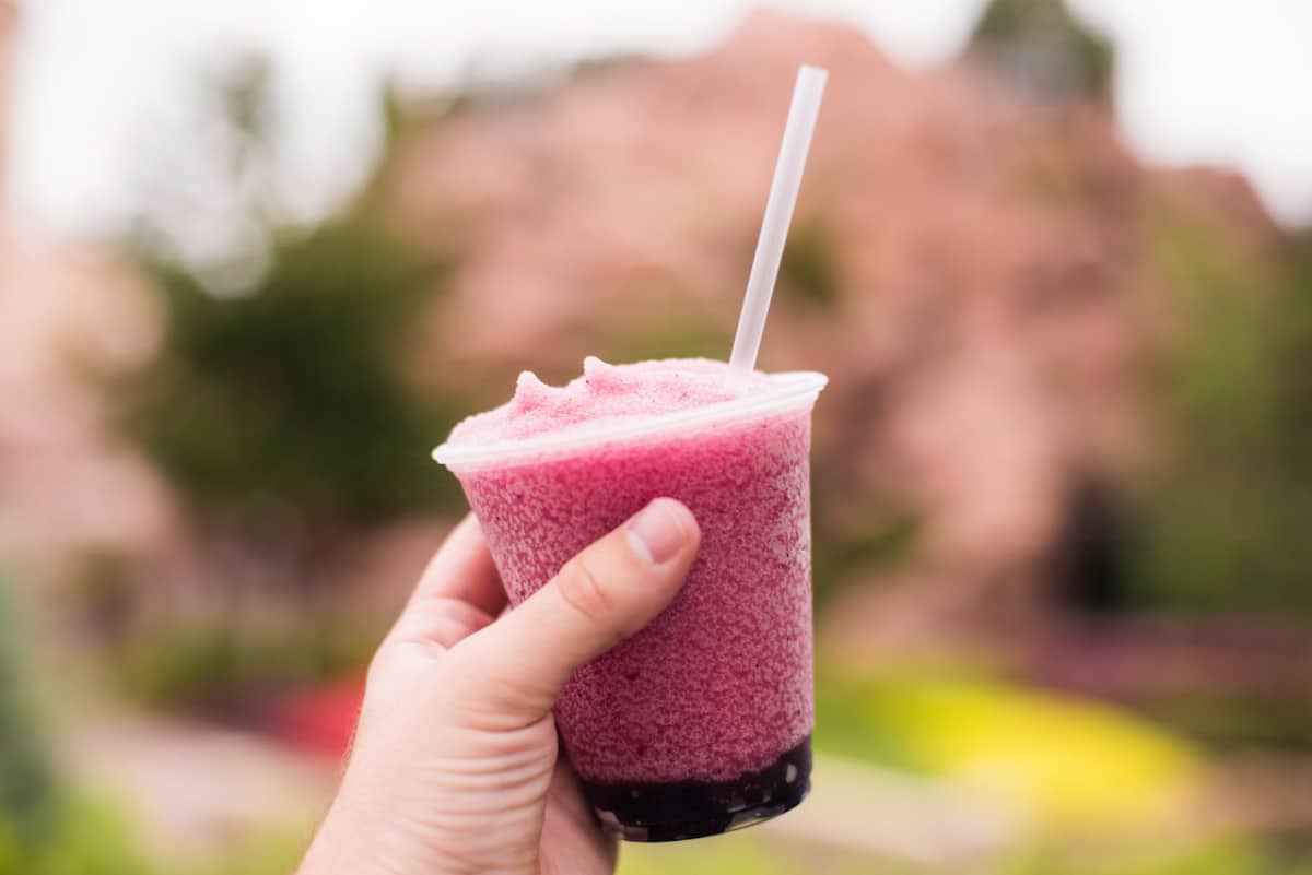 Blueberry Frosty at Canada Popcorn Cart at Epcot