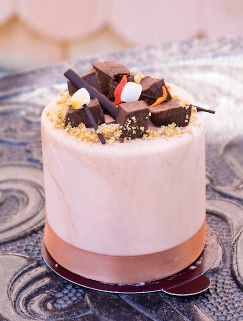 Campfire S’more Petite Cake from Amorette’s Patisserie at Disney Springs