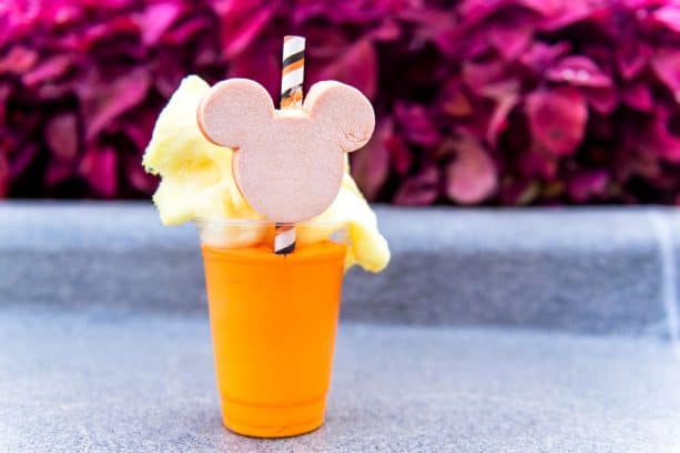 Candy Corn Milkshake at Aunty Gravity’s Galactic Goodies for Mickey’s Not-So-Scary Halloween Party at Magic Kingdom Park