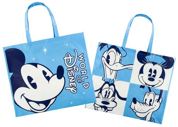 Reusable merchandise bags at World of Disney