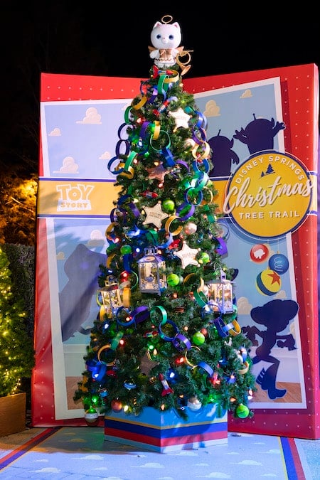'Toy Story' Tree on The Disney Springs Christmas Tree Trail