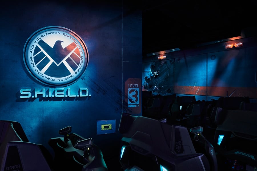 Ant-Man and The Wasp: Nano Battle! at Hong Kong Disneyland - one of S.H.I.E.L.D.’s newest combat vehicles, D/AGR – the Defense/Assault Ground Rover (aka “the Dagger”)