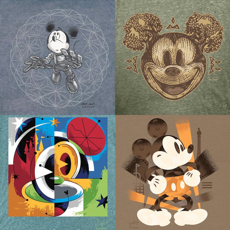New Mickey Mouse T-Shirts Designed by Local Disney Artists