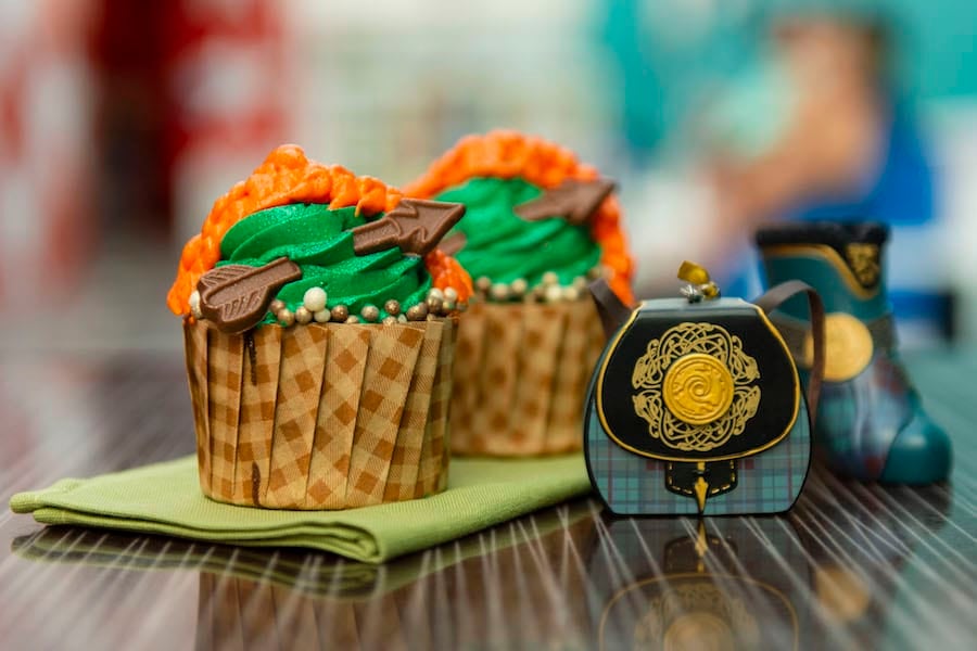 Merida Cupcake from Intermission Food Court at Disney’s All Star Music Resort