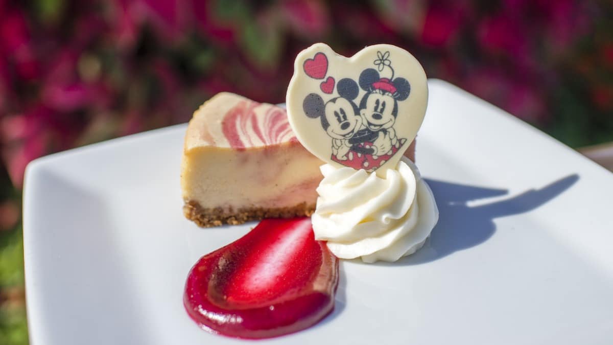 True Love Cheesecake for Mickey & Minnie’s Surprise Celebration at Magic Kingdom Park