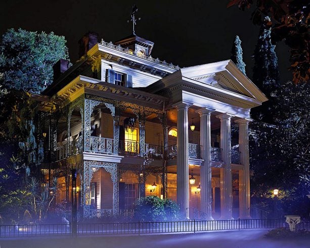 Haunted Mansion ride at Disneyland park