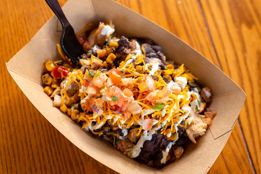7-Layer Rice Bowl from Fairfax Fare at Disney’s Hollywood Studios