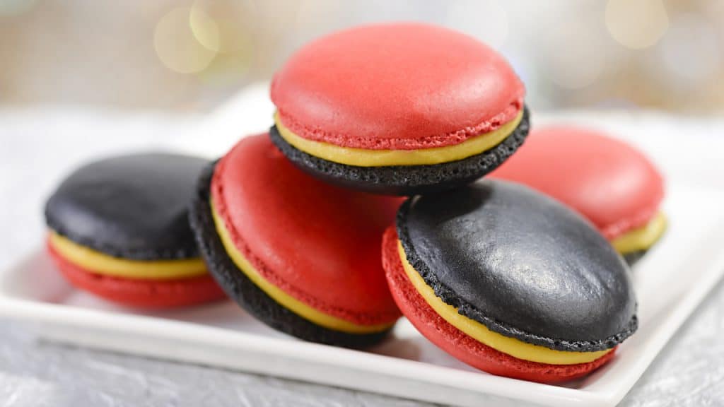 Incredibles Macarons from Market at Pixar Place and BaseLine Tap House at Disney’s Hollywood Studios