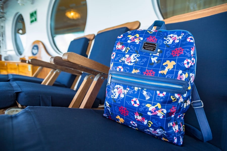 Disney Cruise Line’s exclusive new Characters Ahoy collection - LoungeFly backpack