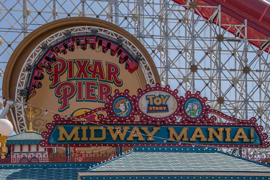 Toy Story Midway Mania!, Disney California Adventure park