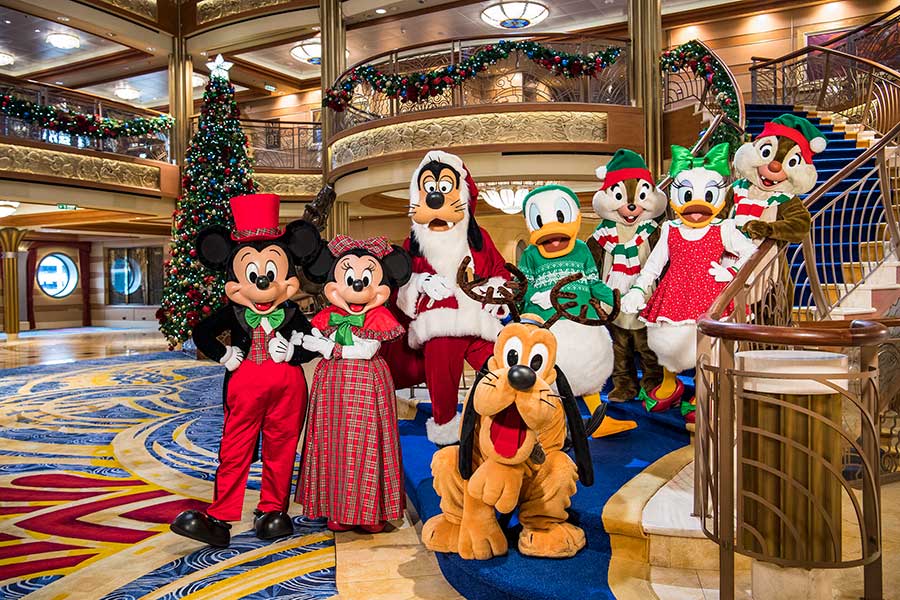 Holiday celebrations aboard Disney Cruise Line