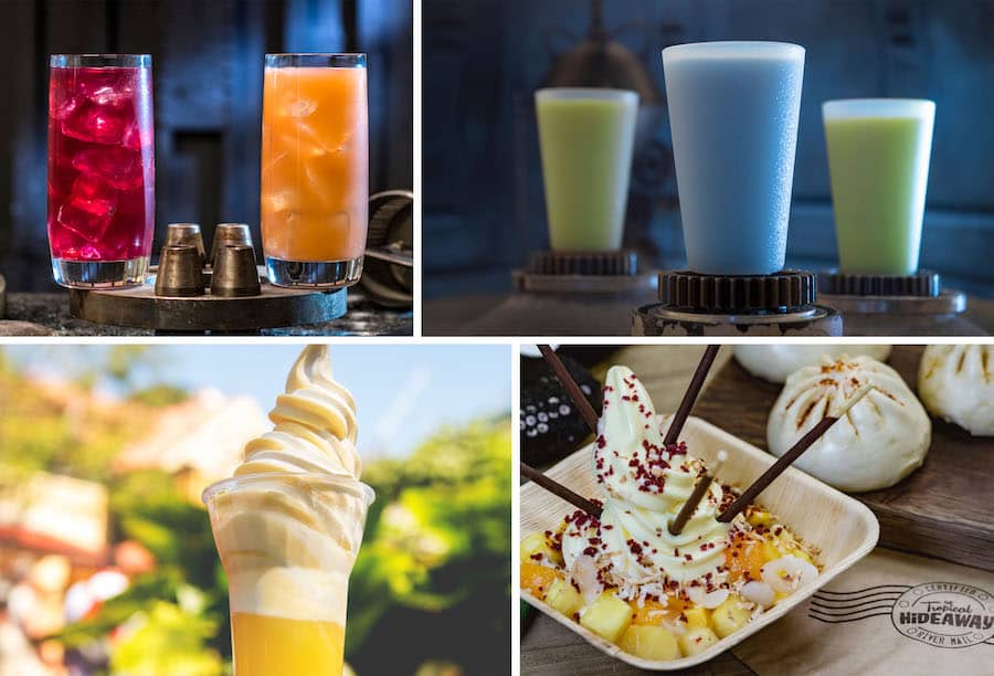 Various Cold Offerings from Disneyland Park
