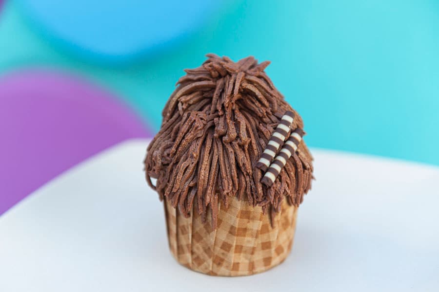 Chewbacca Chocolate-Hazelnut Cupcake from Disney’s Pop Century Resort and Disney’s Art of Animation Resort
