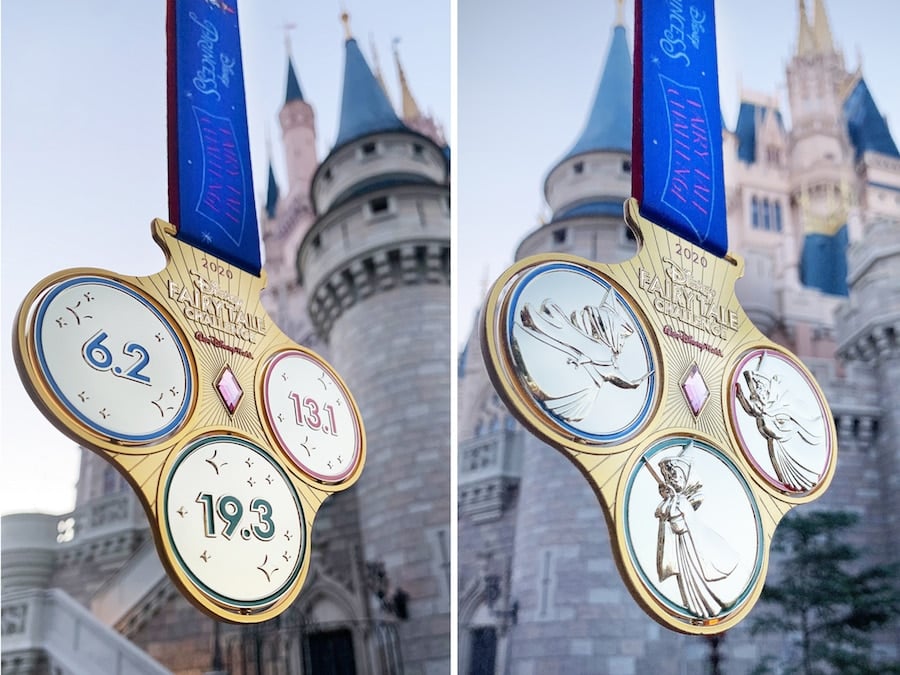 2020 Disney Fairy Tale Challenge medals