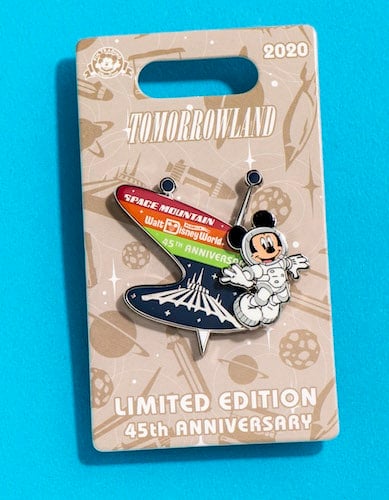 Space Mountain 45th anniversary pin