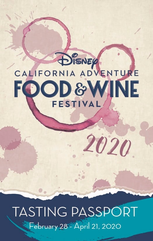 Disney California Adventure Food & Wine Festival 2020 Tasting Passport