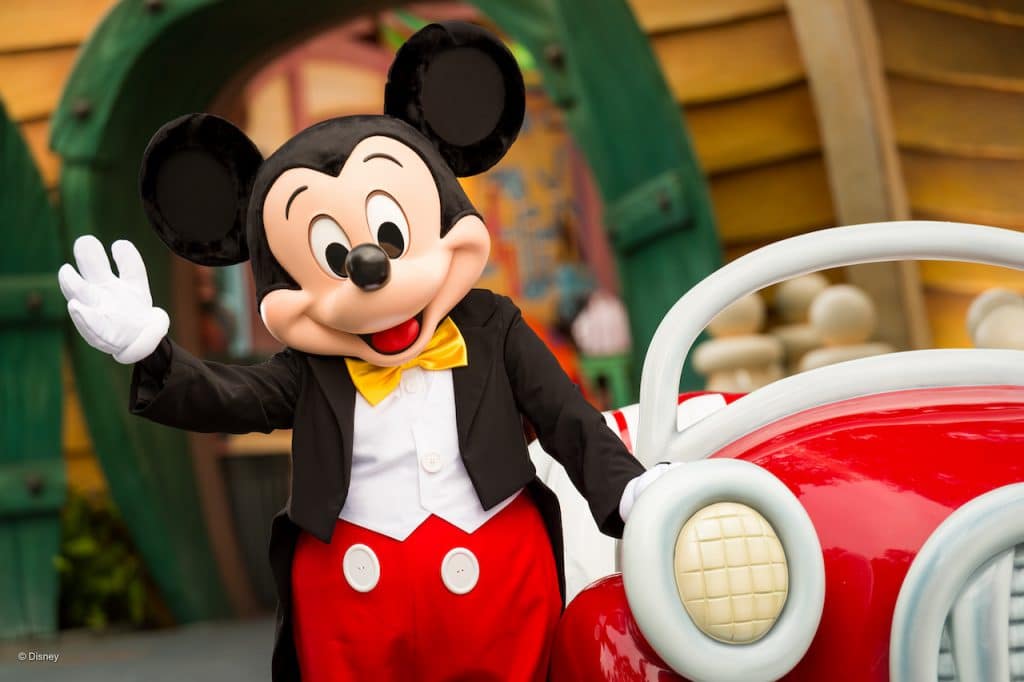 Mickey Mouse at Disneyland Resort