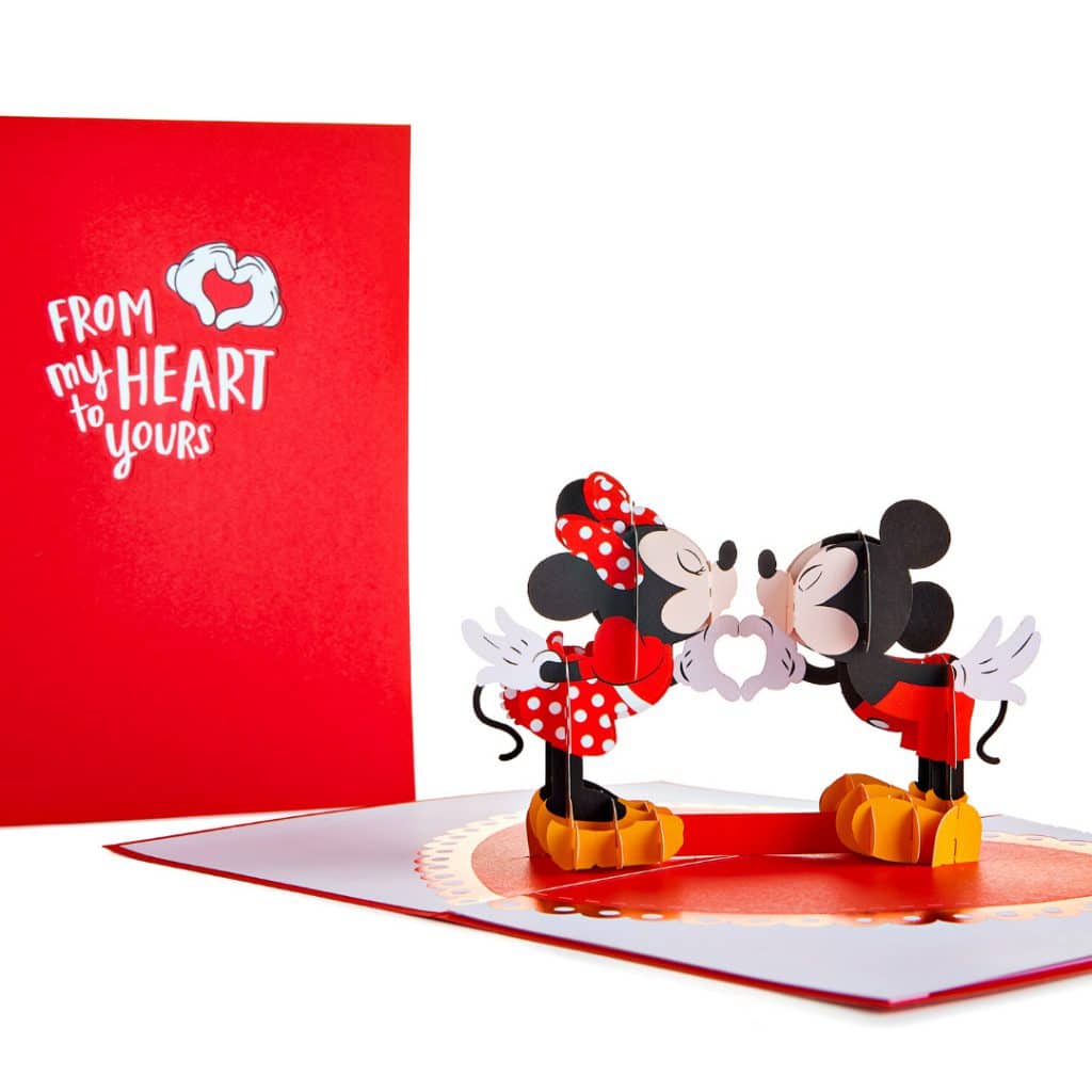 Lovepop Mickey Mouse and Minnie Mouse Card - "From My Heart to Yours"