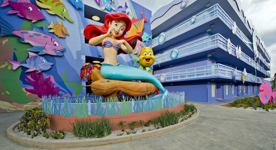 “The Little Mermaid”-themed room at Disney’s Art of Animation Resort