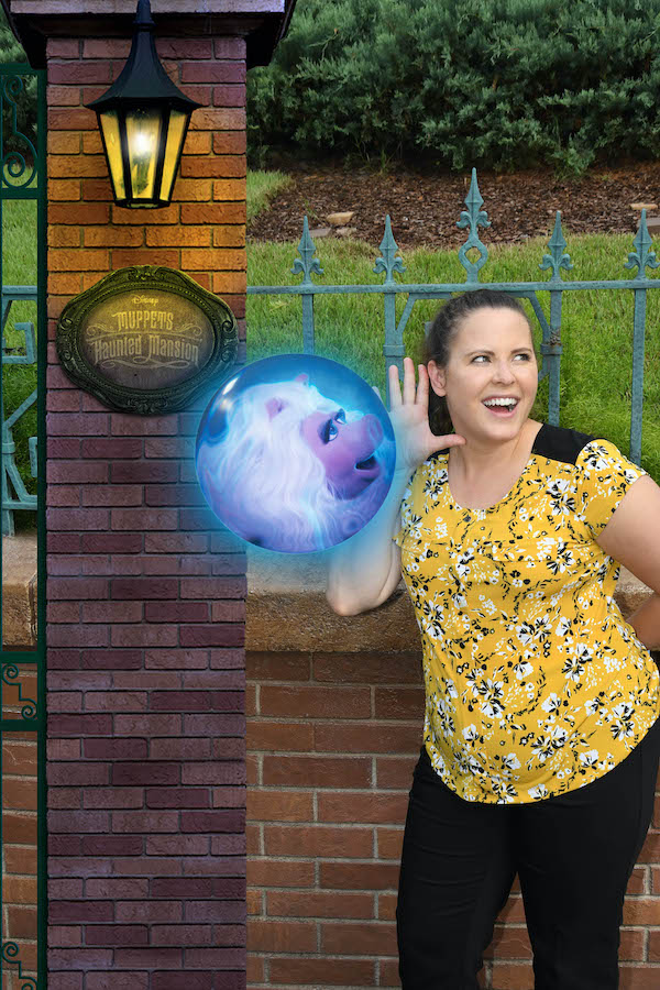 Special Magic Shot from Disney PhotoPass in front of the Haunted Mansion
