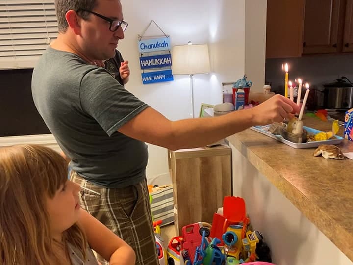 Corey's Hanukkah traditions