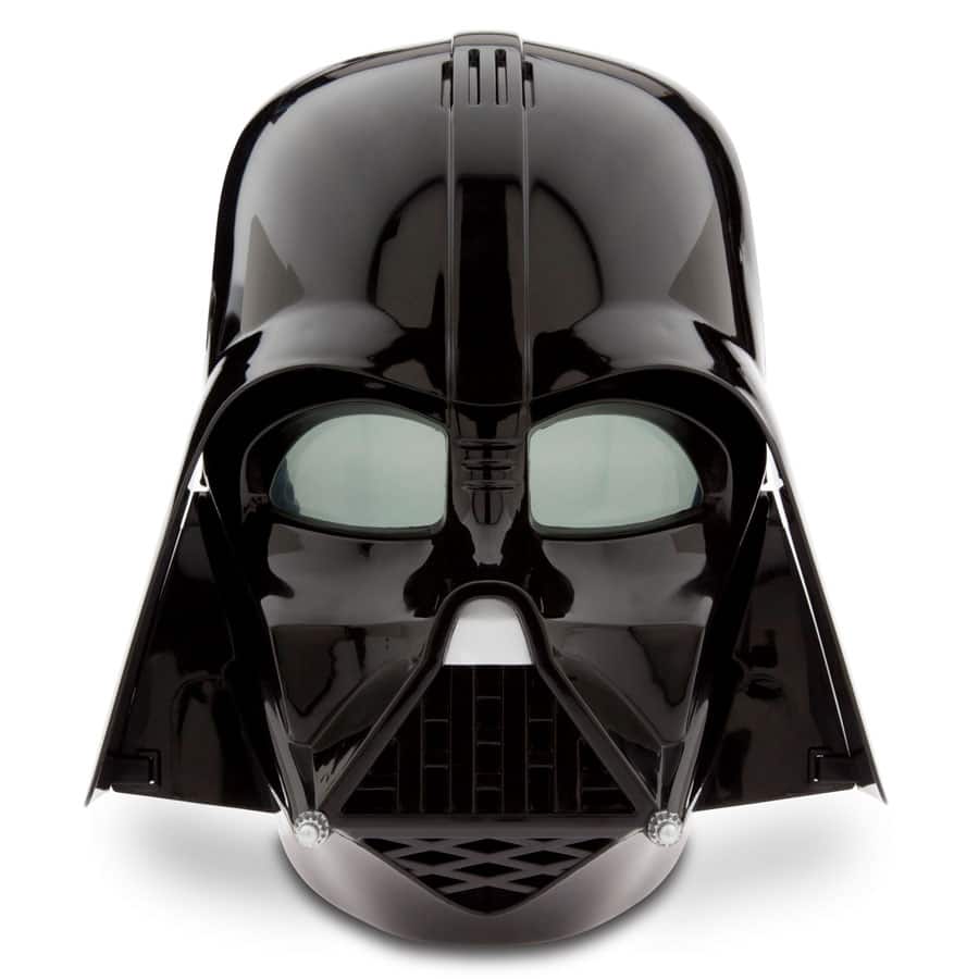 Voice-changing Darth Vader-inspired mask.