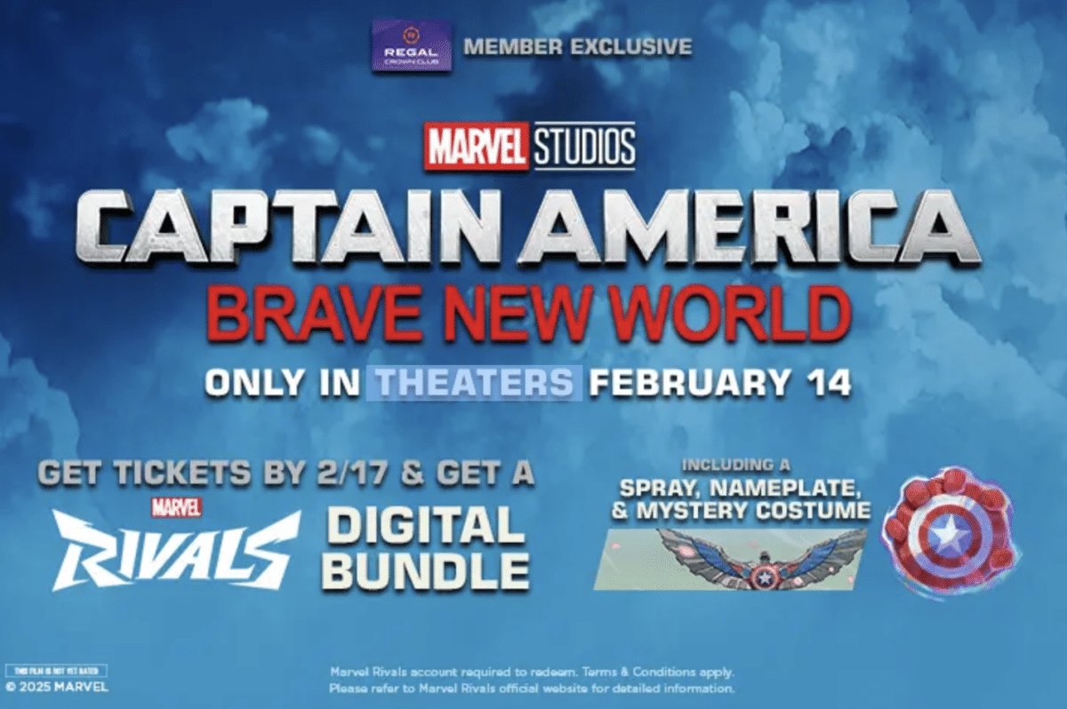 Captain America Brave New World Digital Download Regal | The Main Street Mouse Captain America Brave New World Digital Download Regal