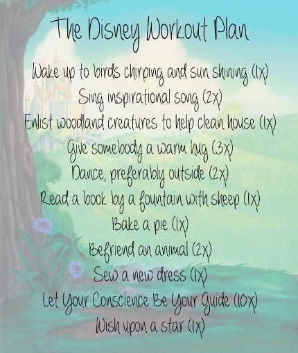 Disney-Workout-Poster