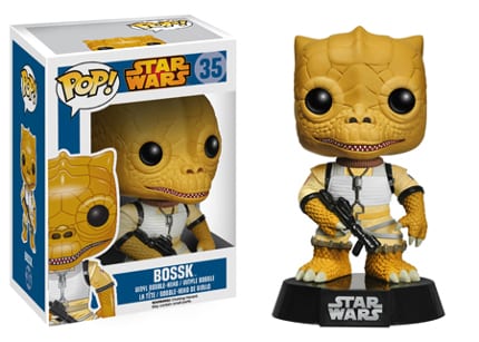 Bossk (meaning "Devours His Prey" in Dosh) was a male Trandoshan bounty hunter who was the pilot of the Hound's Tooth and held the title of monarch of the Qotile system.