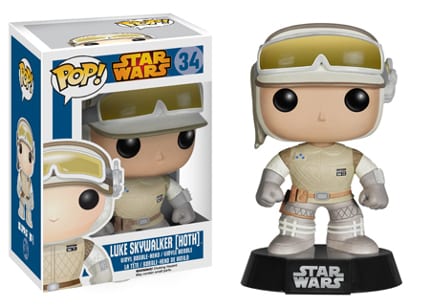 Luke Skywalker in his Hoth gear to keep him warm on the ice and snow covered planet