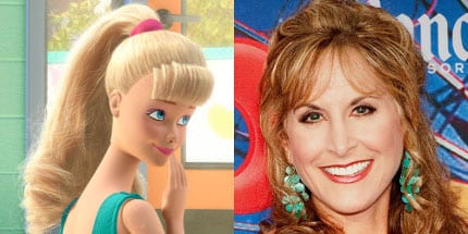 Yes, we all know Jodi Benson is the voice of Ariel, but did you also know she voiced Barbie in Toy Story 2 and 3? No wonder we liked Barbie so much.