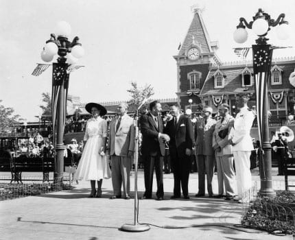 Dedication Plaque, On opening day, July 17, 1955, Walt Disn…