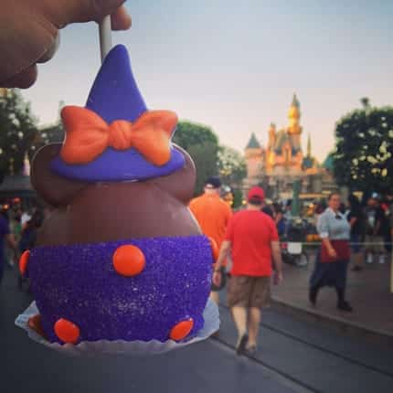 Ah, the sugar-coated apple of our eye. Whether it’s Halloween Minnie or Santa Mickey, there’s a Disney Parks apple for every day of the year. Plus, the ears are made of marshmallows, so bonus points all around to this hefty delight. Take a bite at: Disneyland Resort and Walt Disney World Resort