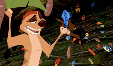 Look. All we’re saying is if real bugs looked as succulent and satisfying as the ones on that log, we wouldn’t be above eating them. All of them. And licking our fingers cleans. Is that weird?