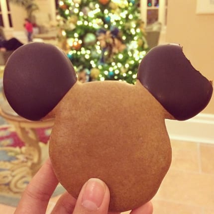 Mickey Gingerbread Cookie
